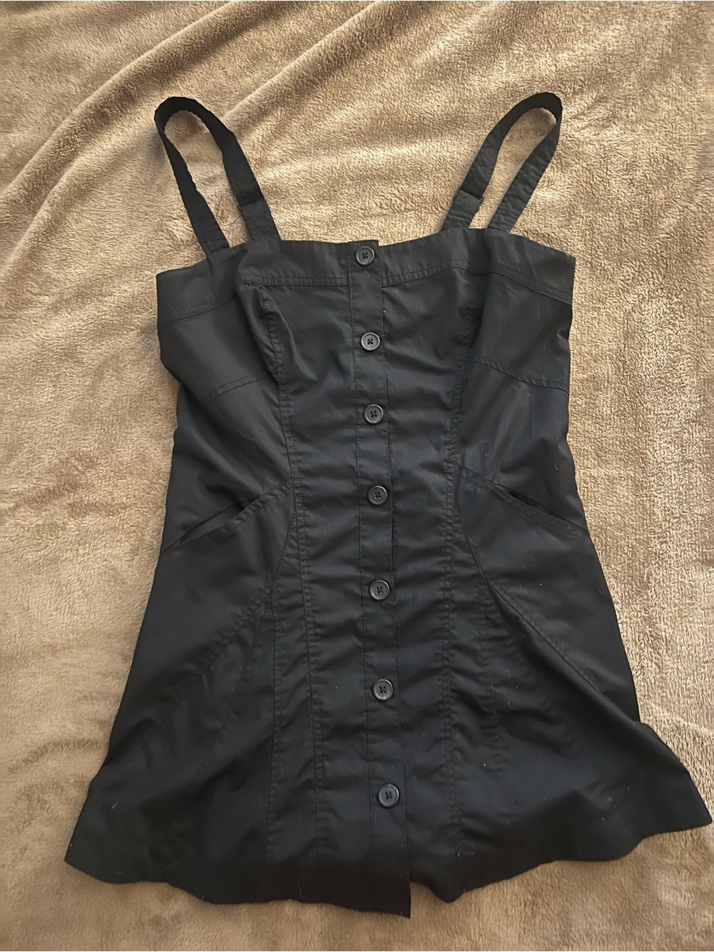 Urban Outfitters Black Button-Front Camisole